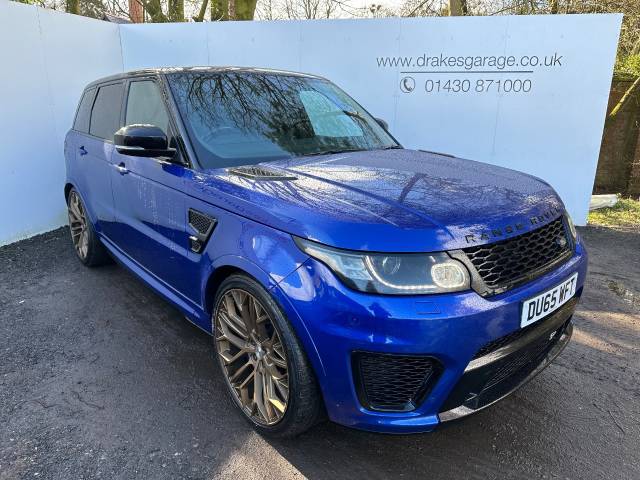 Land Rover Range Rover Sport SVR 5.0 V8 S/C Estate Petrol Estoril Blue