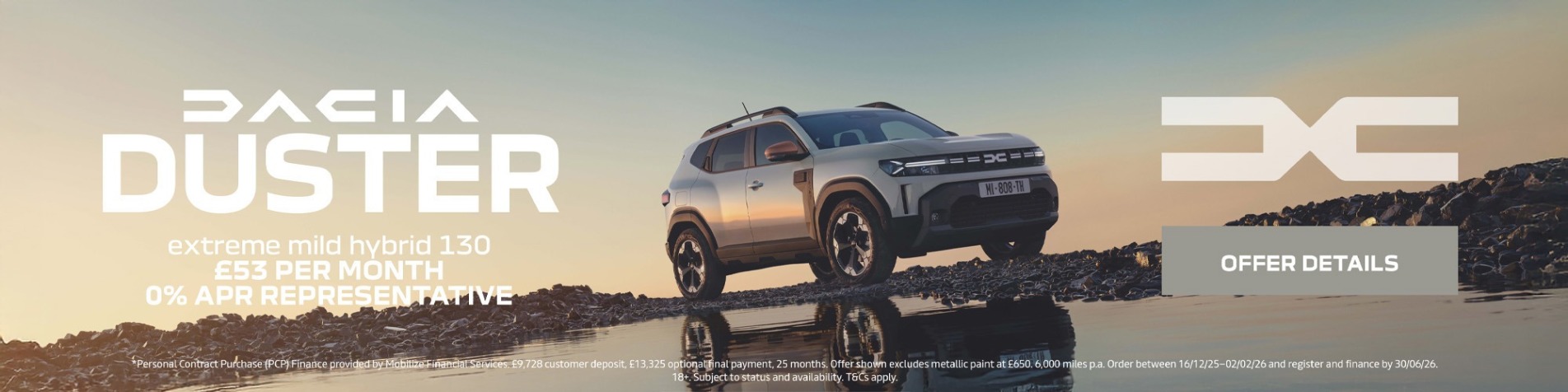 Dacia Duster Finance Q1