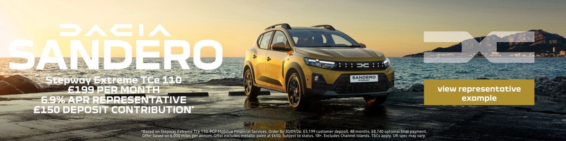 Dacia Sandero Stepway Motability Q3