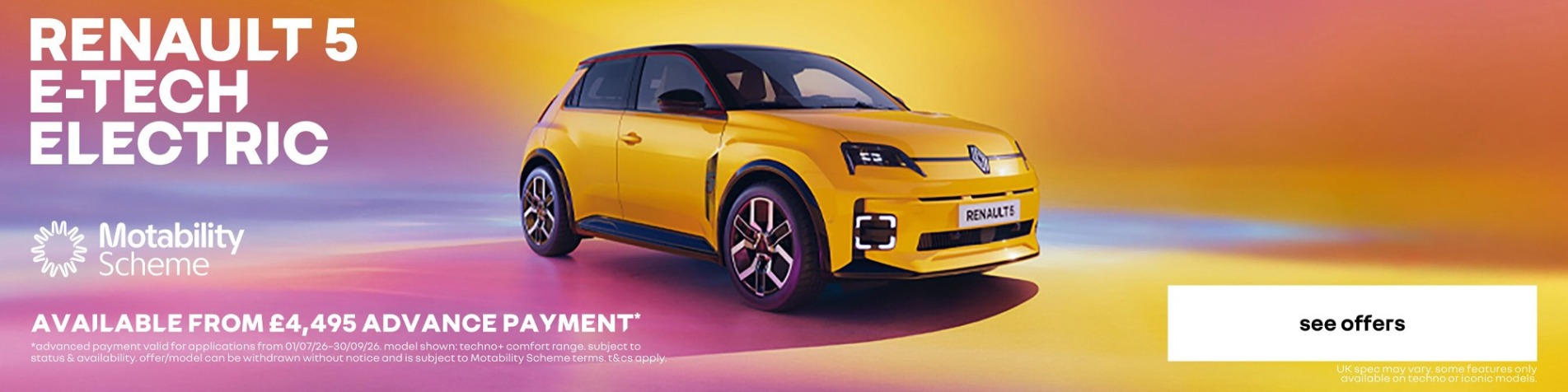 5 motability Q3 banner