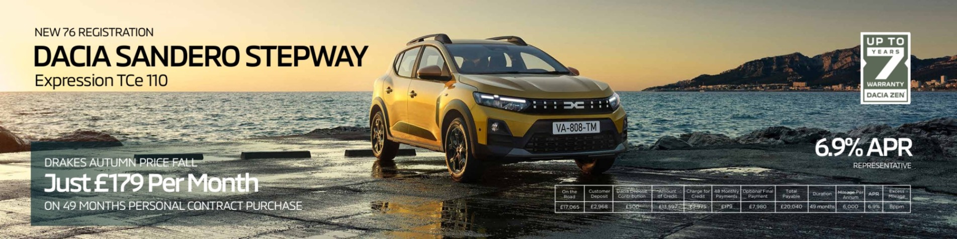 Q4 Stepway PCP Offer Banner