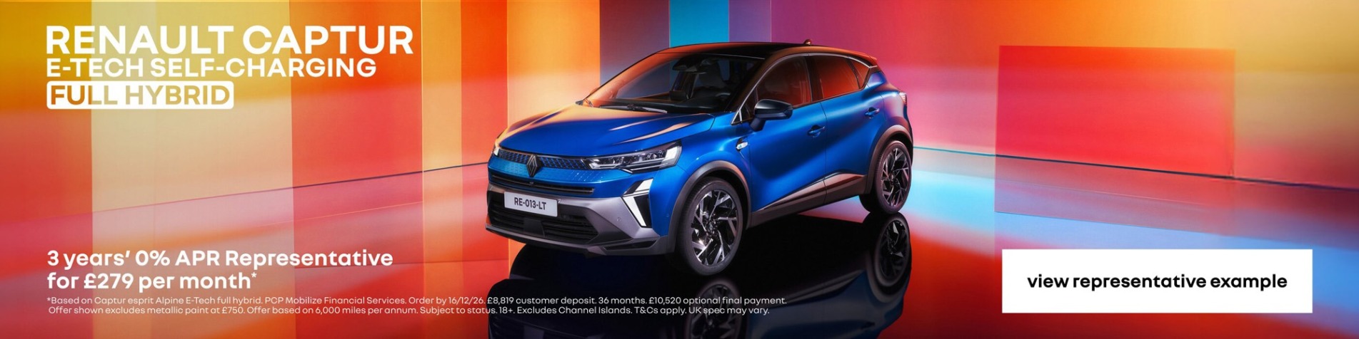 Captur E-tech Q4 banner